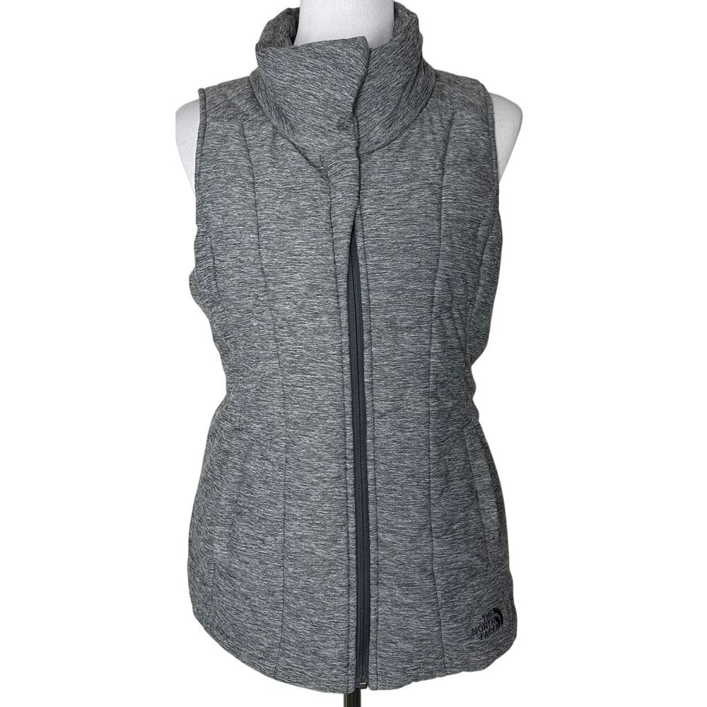 The North Face Pseudio Women's Gray Insulated Vest, Size Medium
